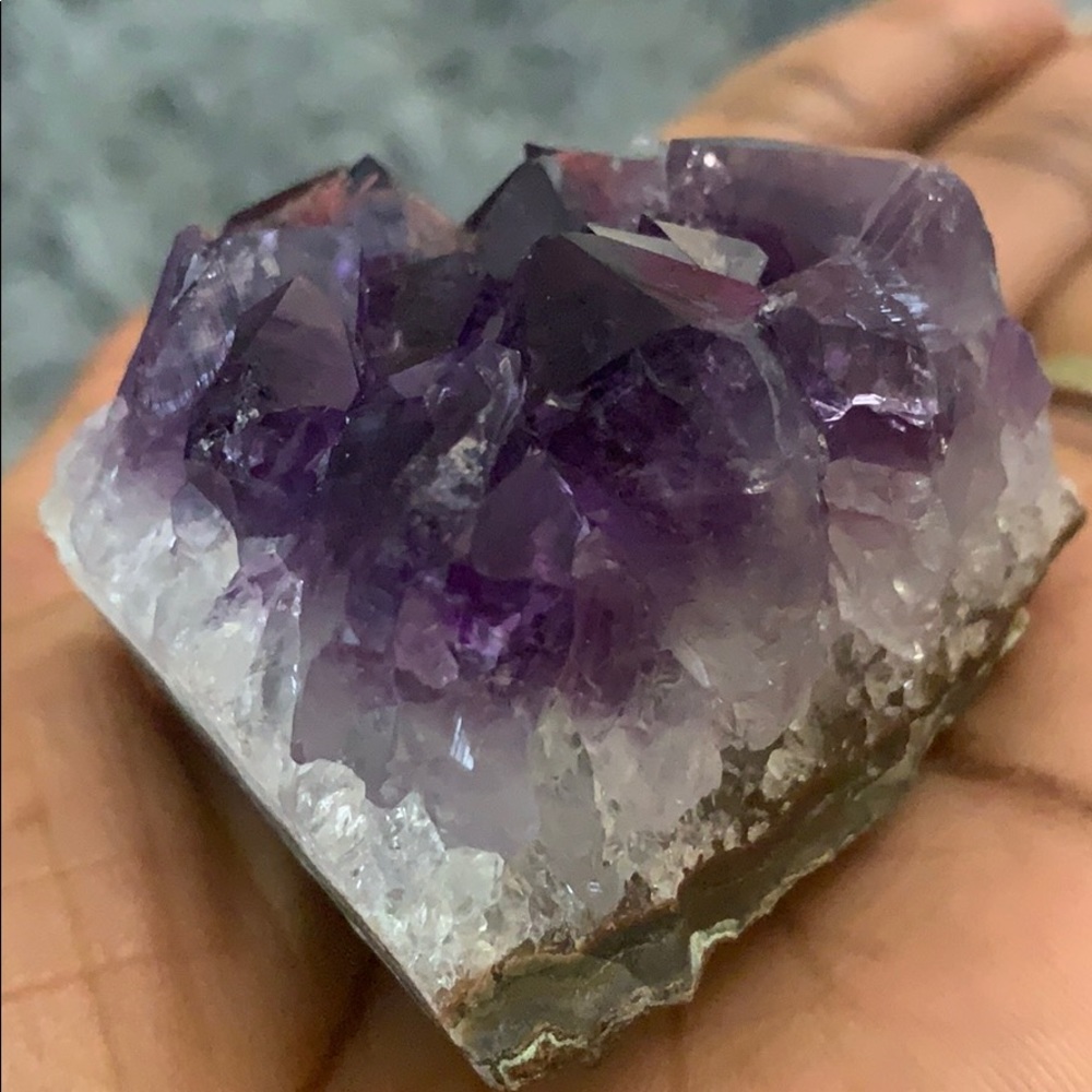 Amethyst cluster